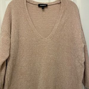 Express V Neck Soft Sweater